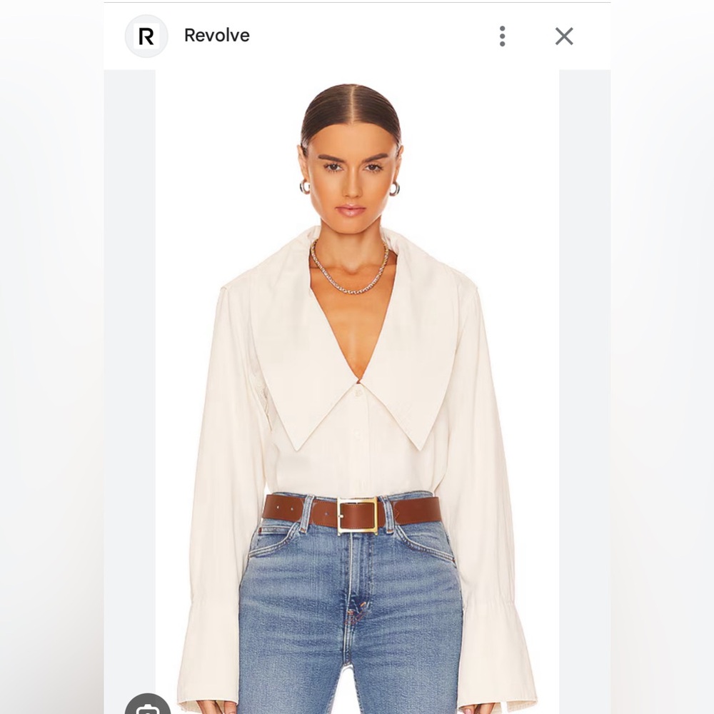 We wore what Dani collar shirt XS/S